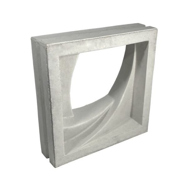 cobogo em concreto modelo miragem com fundo branco