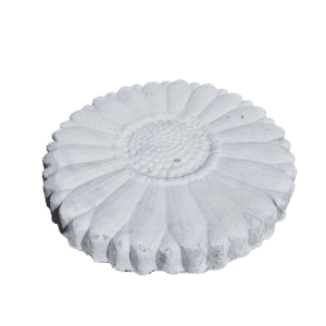 Girassol de concreto para jardim