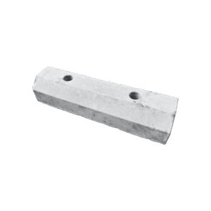 Guia bate rodas de concreto